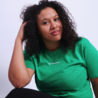 MAAT L: T-shirt The studio - helder groen MAAT L: T-shirt The studio - helder groen