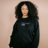 I don't squat. I plié. sweater - zwart I don't squat. I plié. sweater - zwart