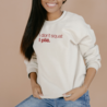 I don't squat. I plié. sweater - vanille I don't squat. I plié. sweater - vanille