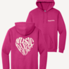 Heart hoodie - bright pink Heart hoodie - bright pink