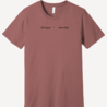 Life happens, dance helps t-shirt - mauve Life happens, dance helps t-shirt - mauve
