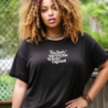The body says what words cannot t-shirt - zwart The body says what words cannot t-shirt - zwart