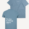 We rise t-shirt - powder blue We rise t-shirt - powder blue