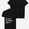 We rise t-shirt - black We rise t-shirt - black