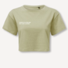 Dance is a feeling cropped t-shirt - sage Dance is a feeling cropped t-shirt - sage