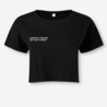 Dance is a feeling cropped t-shirt - black Dance is a feeling cropped t-shirt - black