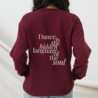 Dance is the hidden language sweater - bordeauxrood Dance is the hidden language sweater - bordeauxrood
