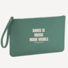 Music is dance made visible etui - dark sage Music is dance made visible etui - dark sage