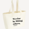We rise everyday canvas tote - natural We rise everyday canvas tote - natural
