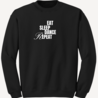 Eat, sleep, dance, repeat sweater - black Eat, sleep, dance, repeat sweater - black