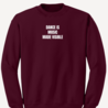 Dance is music made visible sweater - bordeauxrood Dance is music made visible sweater - bordeauxrood