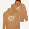 The body says what words cannot hoodie - latte The body says what words cannot hoodie - latte