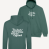 The body says what words cannot hoodie - moss The body says what words cannot hoodie - moss