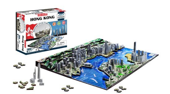 4D cityscape 4D puzzel Hong Kong