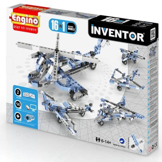 Engino Inventor 16 modellen vliegtuigen
