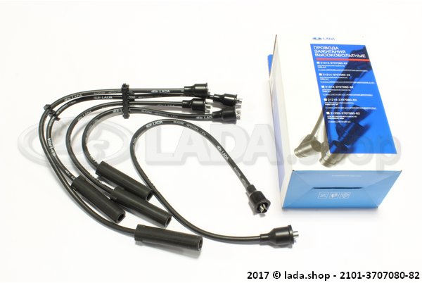 Original LADA 2101-3707080-82, Ignition cable set