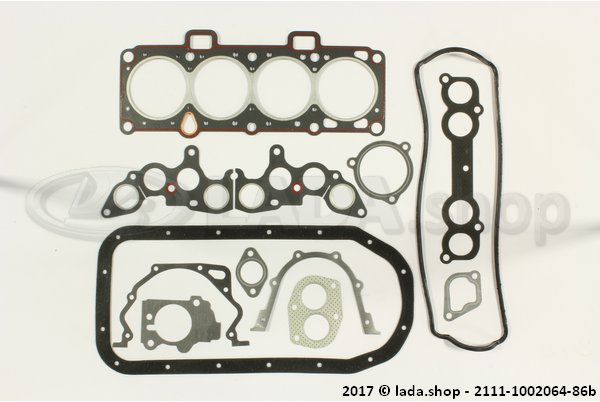 Original LADA 2111-1002064-86, Engine gaskets kit