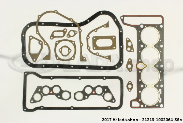 Original LADA 21213-1002064-86, Engine repair gaskets kit