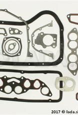 Original LADA 2123-1002064-86, Engine gaskets kit 1700 MPFI