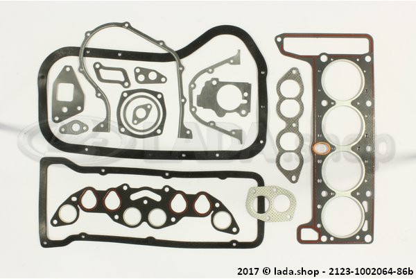 Original LADA 2123-1002064-86, Engine gaskets kit 1700 MPFI