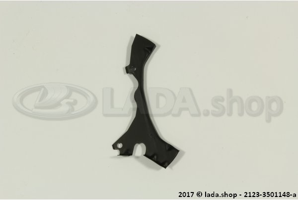 Original LADA 2123-3501148, Front splash guard. RH