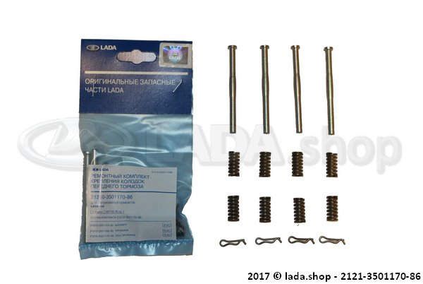 Original LADA 2121-3501170-86, Kit De Reparacao De Pastilhas De Freio Lada Niva