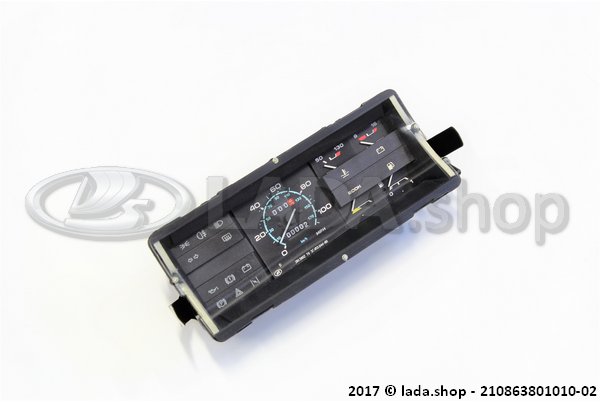 Original LADA 21086-3801010-02, Instrument cluster RHD