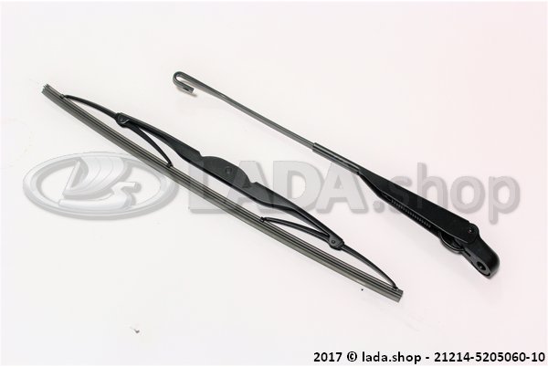 Original LADA 21214-5205060-10, Limpiaparabrisas y brazo, Orificio de montaje Ø8 mm