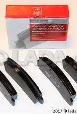 Original LADA 2121-3501800-83, Brake pads kit Lada Sport Niva 4x4