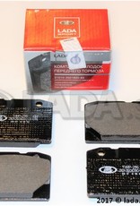 Original LADA 2101-3501800-83, Brake pad set (4) Lada Sport