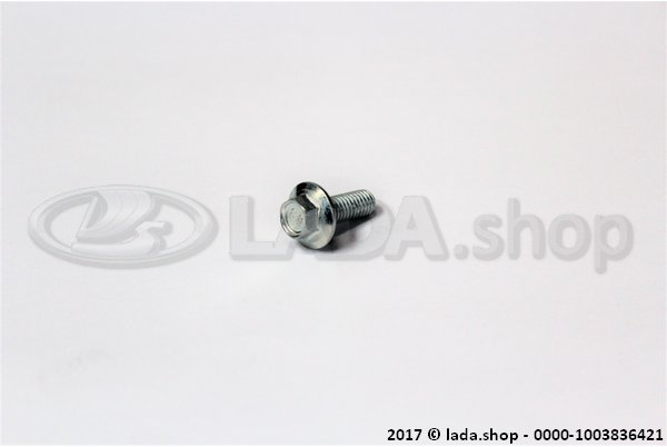 Original LADA 0000-1003836421, Toothed collar bolt M6x16