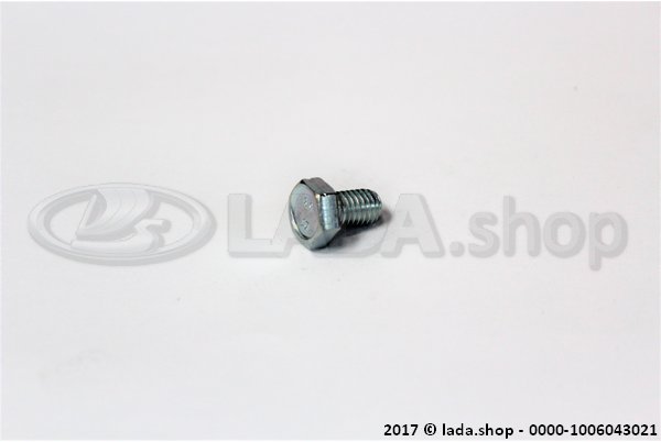 Original LADA 0000-1006043021, Parafuso M8x12