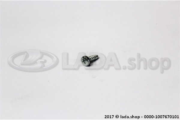 Original LADA 0000-1007670101, Self-tapping screw 4.3x12.7