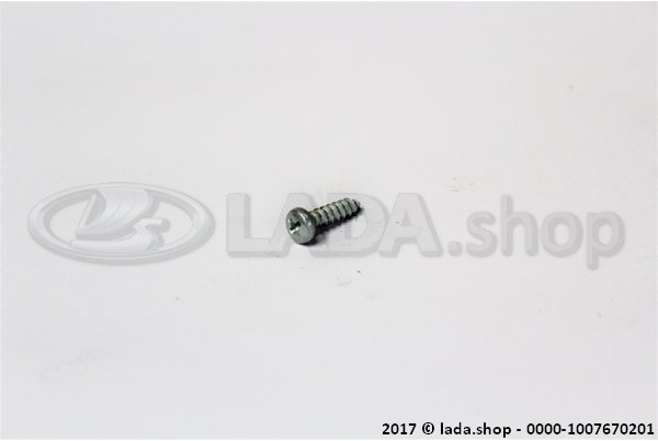 Original LADA 0000-1007670201, Blechschraube 4.3x5.9