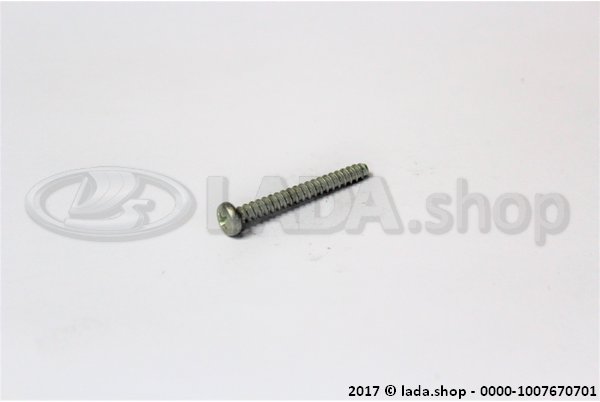 Original LADA 0000-1007670701, Self-tapping screw 4.3x38