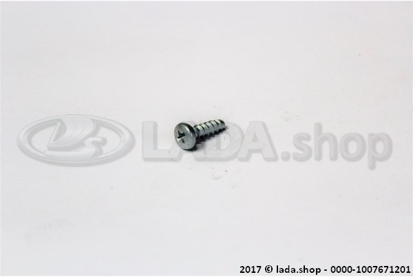 Original LADA 0000-1007671201, Tornillo autoroscante 4.9x15.9