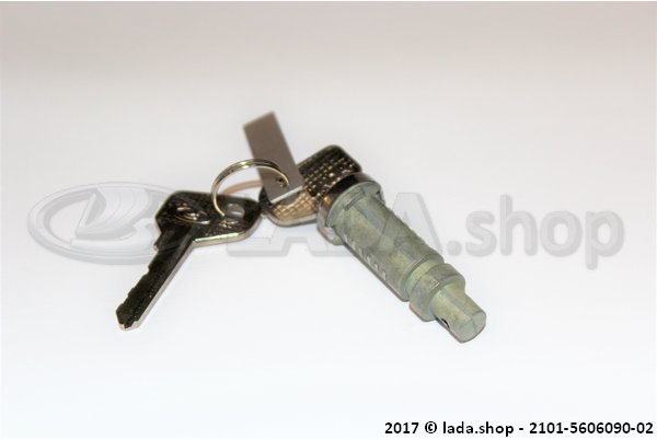 Original LADA 2101-5606090-02, Trunk lid lock actuator with keys