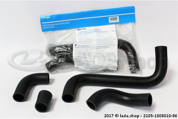 Original LADA 2105-1303010-86, Kit de tuyaux de refroidissement 2105 (radiateur en cuivre)