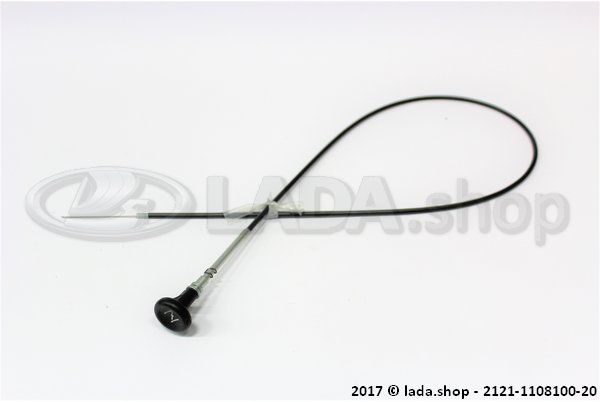 Original LADA 2121-1108100-20, Cable starter carburateur L=1170mm