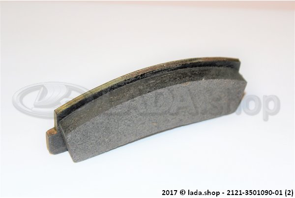 Original LADA 2123-3501090, Front brake pad (1 piece) Lada Niva 4x4 2016->