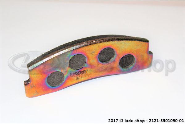 Original LADA 2123-3501090, Front brake pad set Lada Niva 4x4 2016->