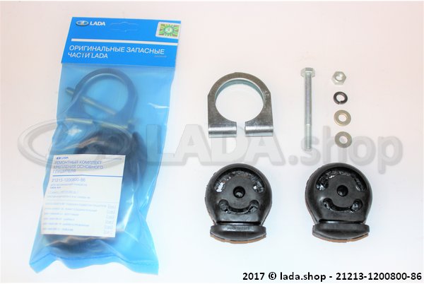 Original LADA 21213-1200800-86, Muffler fixture repair kit