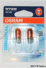 Original LADA 99996-3726090-05, Ampoule WY5W W2.1x9.5d (2 pièces) OSRAM 2827-02B