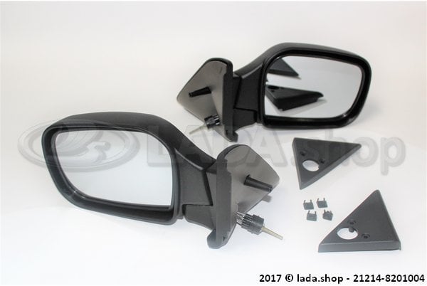 Original LADA 21214-8201004, Outer mirrors (delivery set)