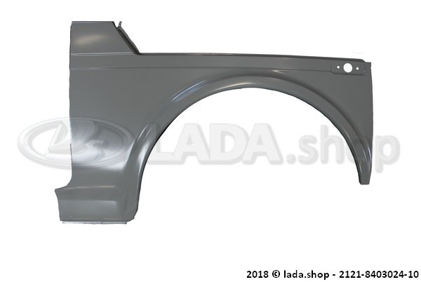 Original LADA 2121-8403024-10, Ala frontal direita LADA Niva 4x4 (cataphoresis)