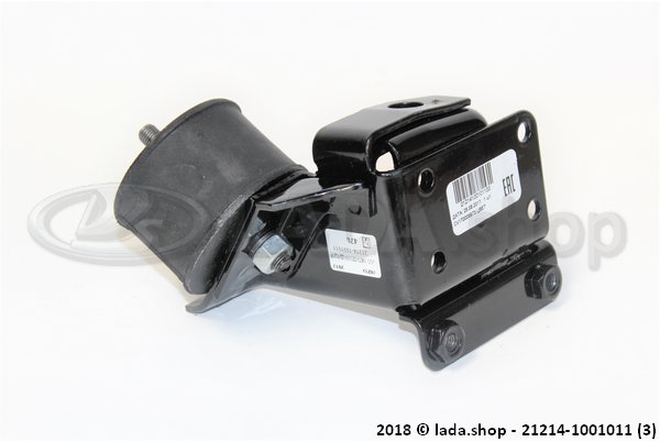 Original LADA 21214-1001011, Support de fixation du moteur avant gauche avec coussin
