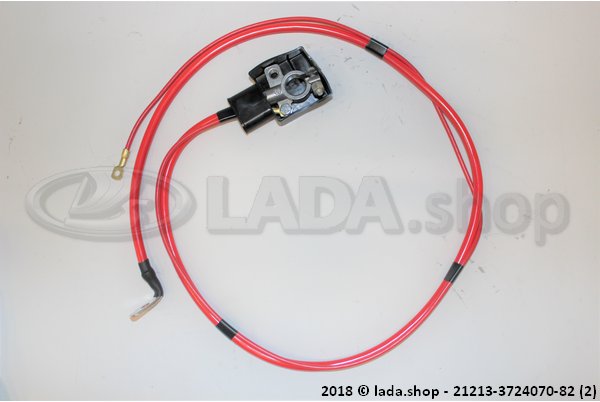 Original LADA 21213-3724070-82, Batteriekabel (+)