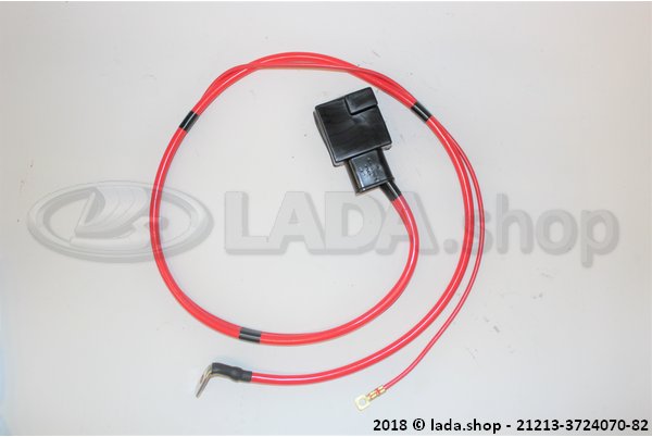 Original LADA 21213-3724070-82, Accukabel (+)