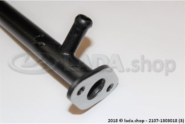 Original LADA 2107-1303018, Exhaust pipe for radiator