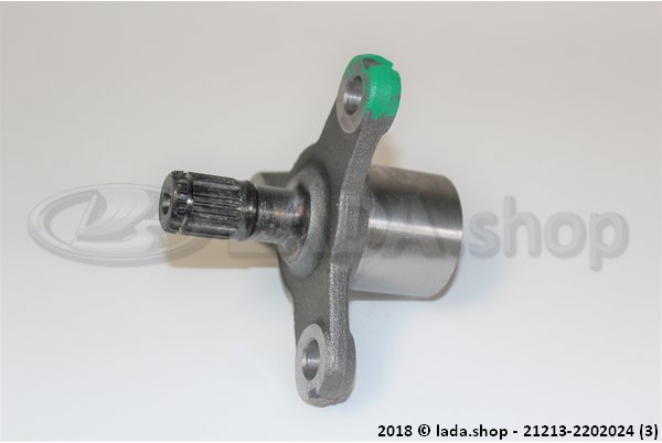 Original LADA 21213-2202024, Flange acoplamento elástico eixo intermediário